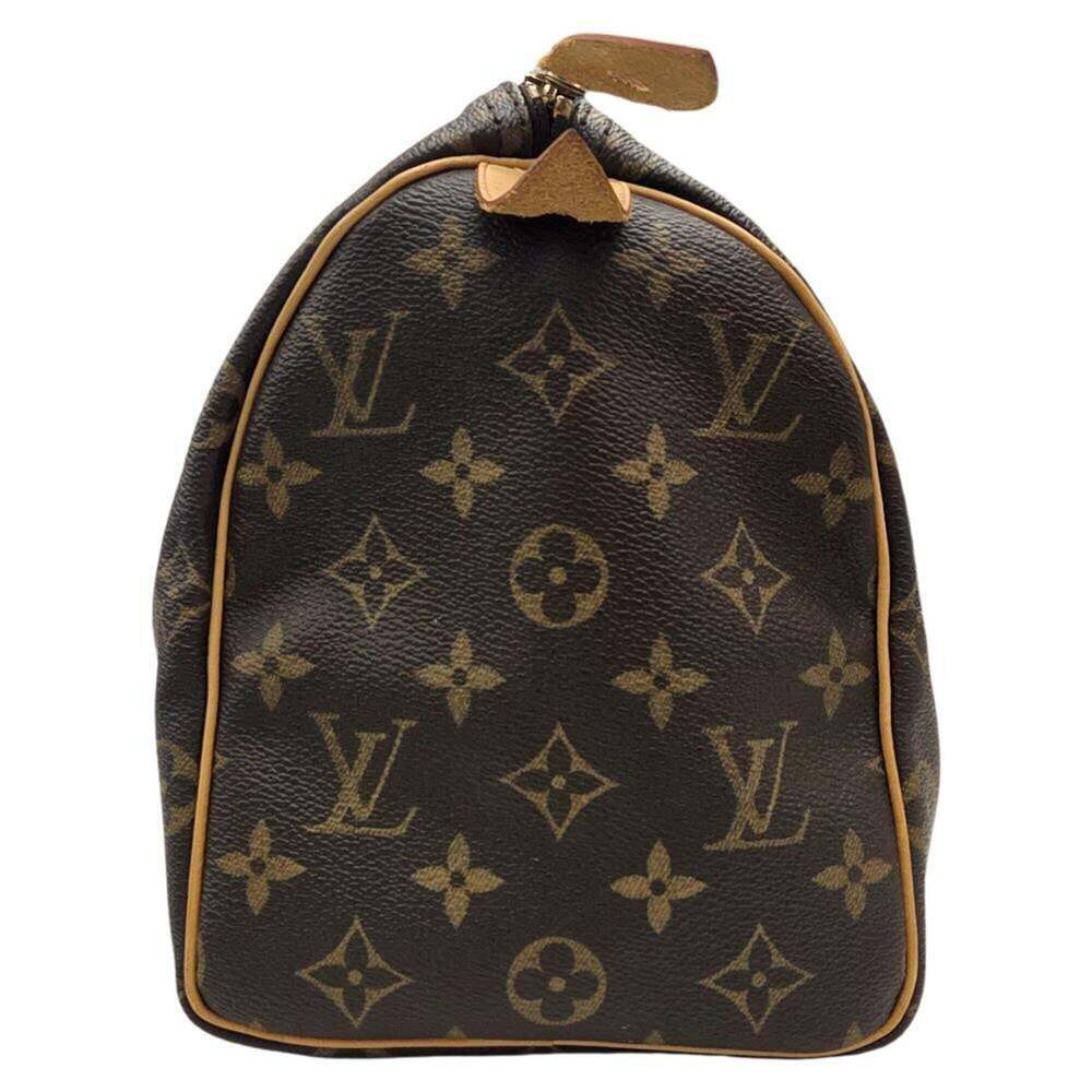 LOUIS VUITTON Brown Monogram Speedy 25 Boston Bag - Picture 4 of 14